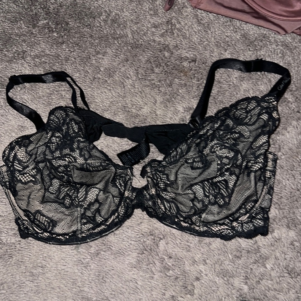 Calvin Klein lace unlined bra